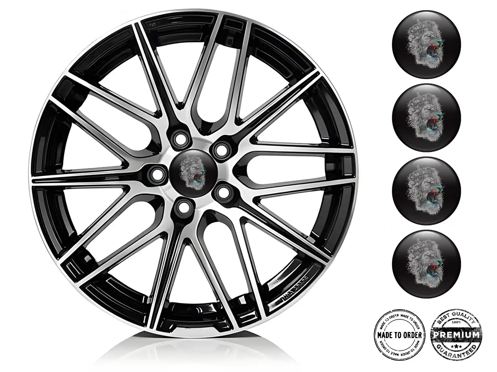 Rim Stickers Car Logo Ultimate Plasma Flow Surge